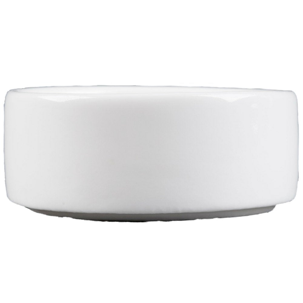 American Metalcraft Porcelain Tealight Candle Holder (Set of 4), Round, White, PSLT17