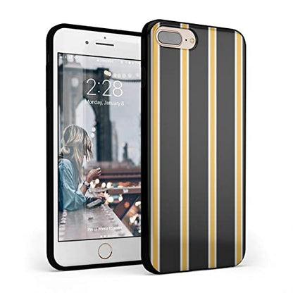 Casely iPhone 6/7/8 Plus Case | Stepping Up | Geo Rose Gold Marble | Classic Ultra Slim Design