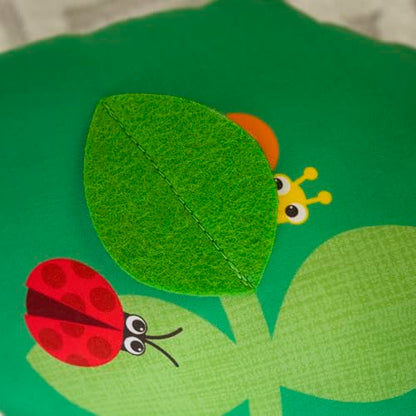Baby Einstein, Cal-a-Pillow, Tummy Time Activity Pillow, Multisensory, Cal The Caterpillar, Ages 0+ Months