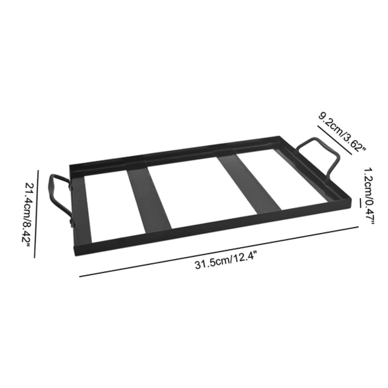 CAXUSD Salt Plate Tray Holder Rust-Free Salt Block Cooking Accessories Grilling Block Holder
