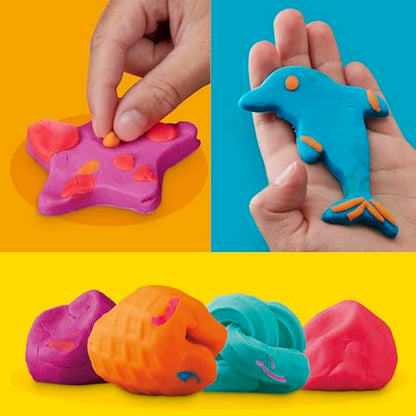 Play-Doh Fun Tub Set, 19 Accessories & Reusable Storage Container, Preschool Toys, Kids Arts & Crafts, Christmas Stocking Stuffer Gifts, Ages 3+ (Amazon Exclusive)