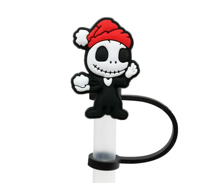 6 Pack 10mm Straw Toppers Compatible With Stanley 30oz & 40oz Tumbler Cups (Halloween Bundle)