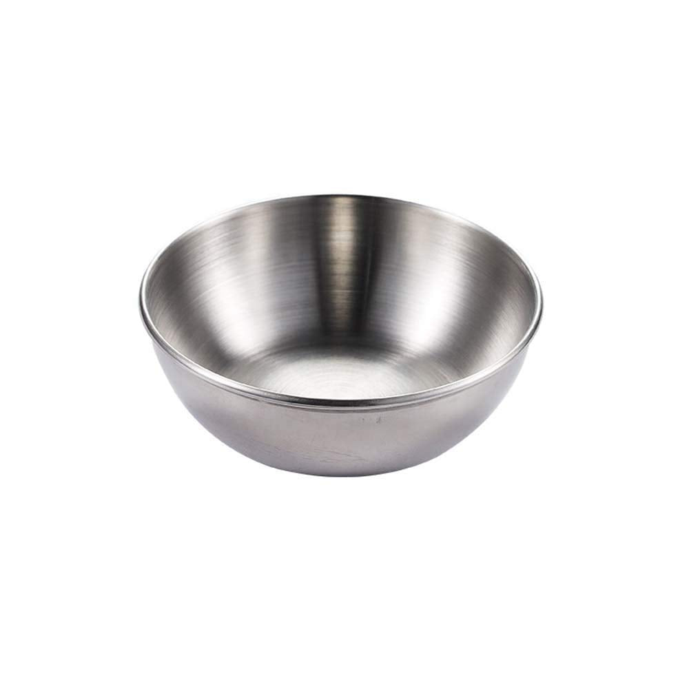 zaoalife 8Pcs Stainless Steel Serving Bowl,Mini Serving Bowl Sauce Dishes Condiment Sauce Cups Sushi Dipping Bowl Appetizer Plates Mini Serving Bowls