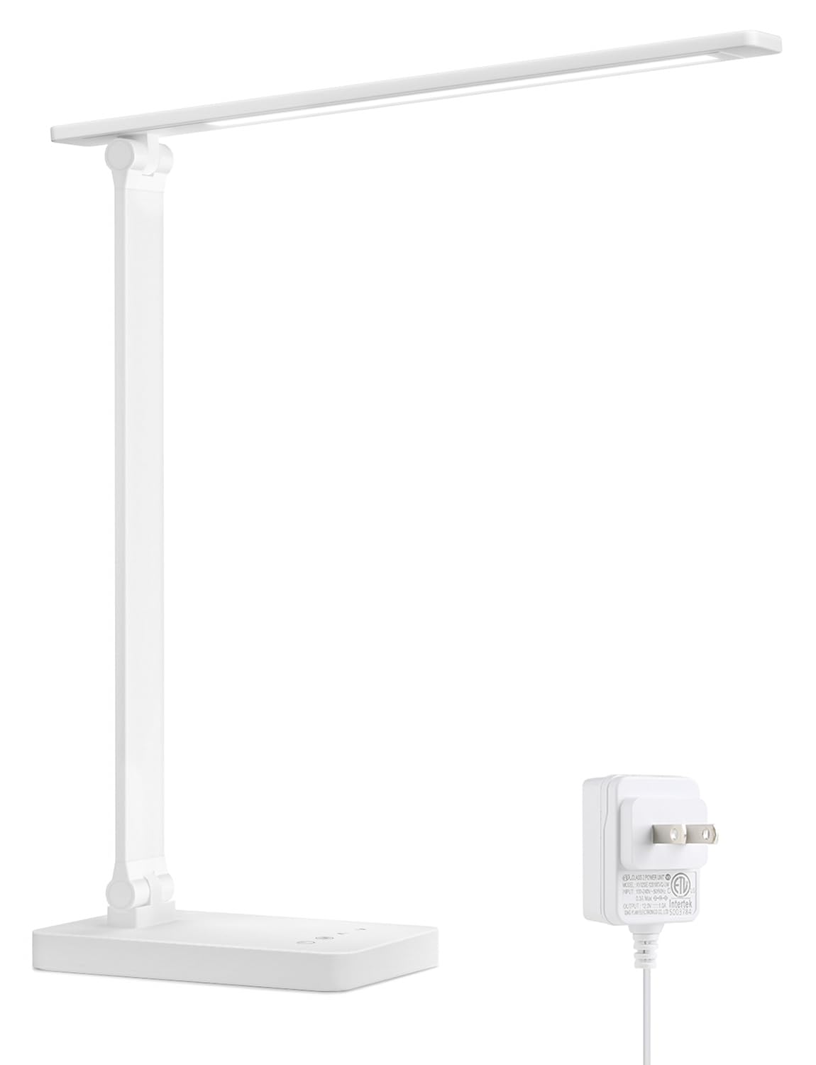 Lepro LED Desk Lamp, Metal Desk Light 9.5W 800lm, Best Task Lamp, 5 Color Modes 5 Brightness Level, Dimmable Home Office Desktop Lamp for Reading, Crafting, Sewing, Puzzle, Nail, White