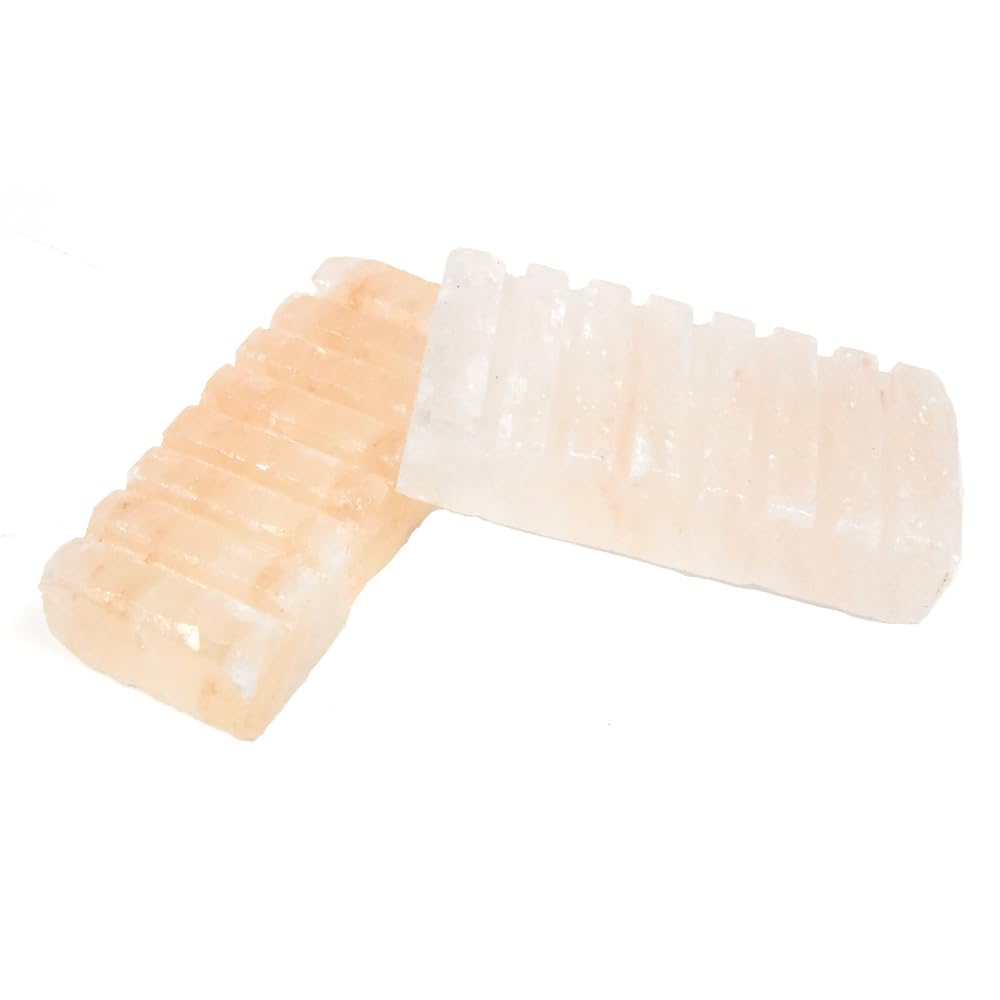 QYLHH 2 Pcs Himalayan Salt Foot Rasp Foot File Hot Massage Stones Cold Stones Set Warm Rocks Kit for Facial SPA