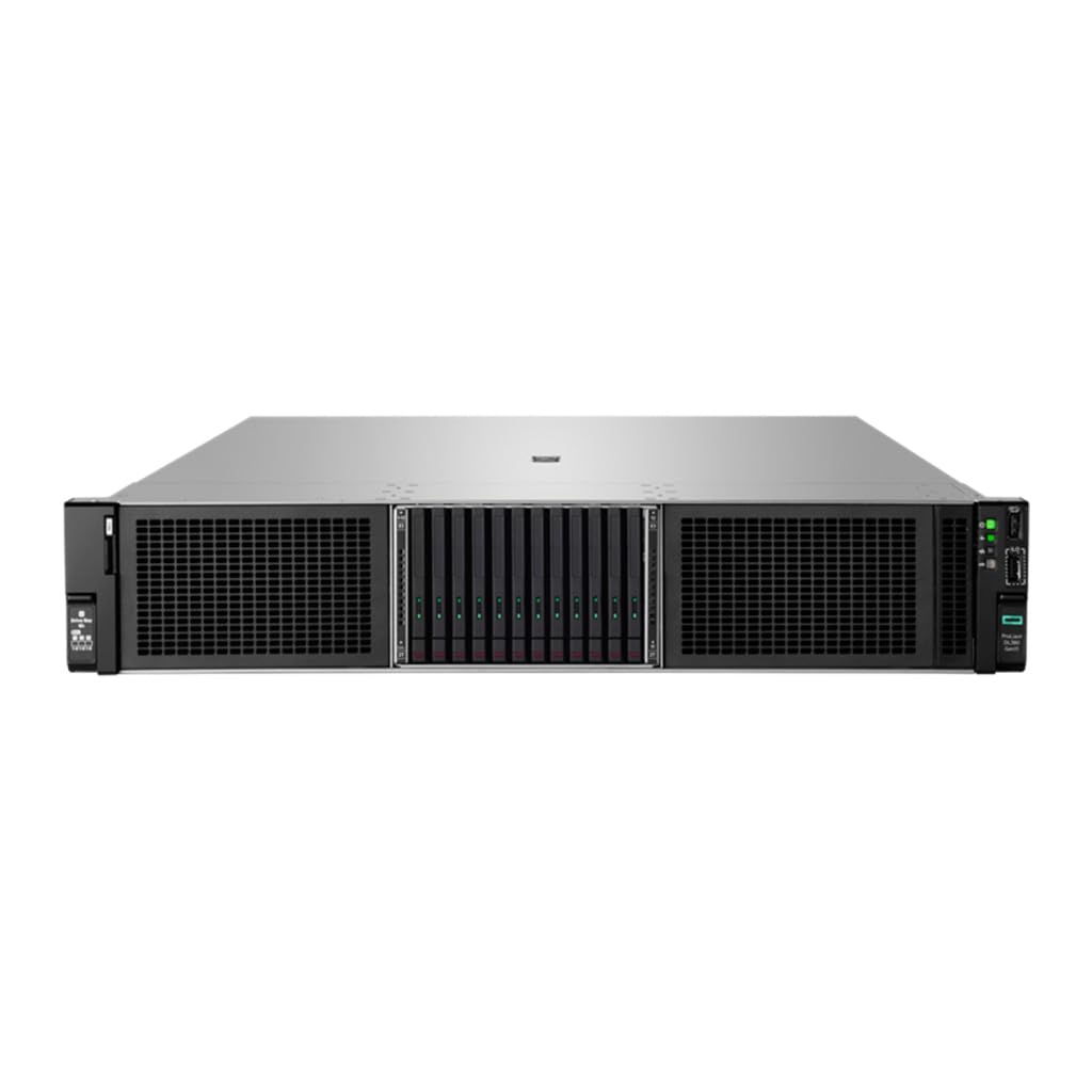 HPE ProLiant DL380 Gen11 2U Rack Server Bundle with Dual Xeon 4410y 12-Core 2GHz, 256GB DDR5 Memory, 7.68TB Enterprise SAS 12Gb/s SSD, RAID, Dual Power, iLO, Rail Kit and Windows Server 2022 Standard