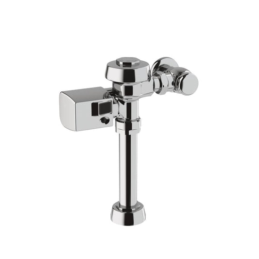 Sloan Royal 111 Exposed Sensor Water Closet Flushometer with Battery Powered Side Mount Sensor Operator, 1.28 GPF Flush Valve - Single Flush, Fixture Connection Top Spud, Polished Chrome, 3910022