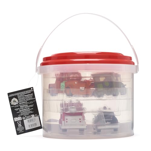 Disney Store Official Disney Pixar Cars Bath Toy Set, 5 Pc., Baby Playset Includes Lightning McQueen, Mater, Red, Sheriff and Sarge Figures - Bath or Paddling Pool Toy, Suitable for 6 months+