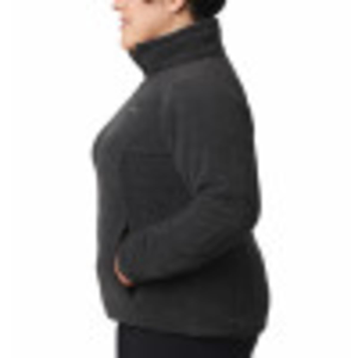 Columbia Womens Benton Springs Full Zip Fleece Jacket, Charcoal Heather, Large