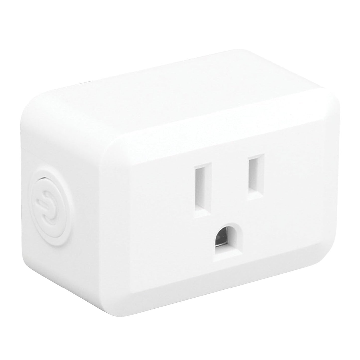 Globe Electric 50329-U Wi-Fi Smart Plug Mini, No Hub Required, 1 Grounded Outlet, White (1-Pack, 15A), Home Automation, Outlet Extender, Electronics, Smart Home, Works with Alexa, Google Home, Echo