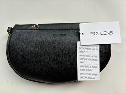 Roulens Crossbody Bag for Women Fashion Waist Packs Soft Vegan PU Leather Belt Bag Large Capacity Shoulder Bag with Adjustable and Removable Wide Strap