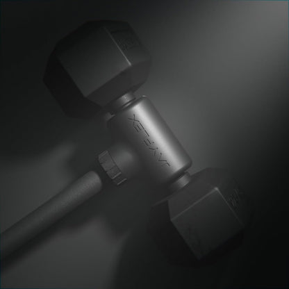 Jayflex Hyperbell Dumbbell Converter - Convert Dumbbells to Barbell Set and Kettlebell for Home Fitness - Adjustable & Up to 200 lb Capacity Weight Barbell for Weight Lifting