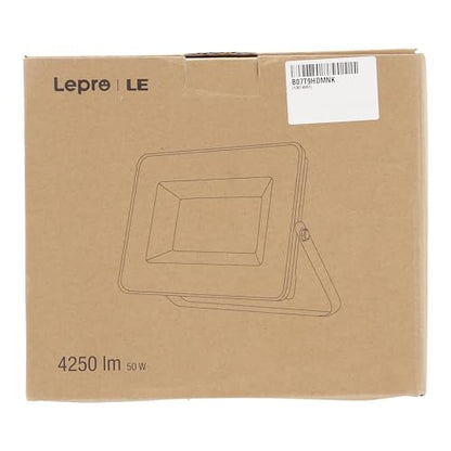 Lepro 50W Led Floodlight Outdoor, 5000lm LED Security Lights, 350W Incandescent Lamp Equivalent, Waterproof IP65, Daylight White Outdoor Lights for Garden Backyard [Without Sensor]