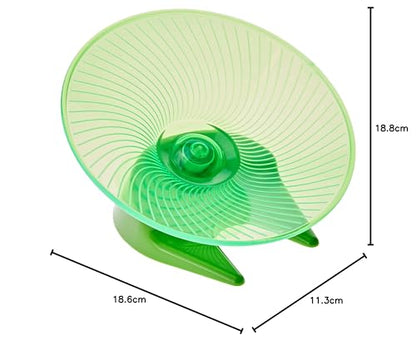 Small-n-Furry Fly n Saucer Wheel, Medium 18.5 cm (Assorted colors - Blue/Purple/Green)