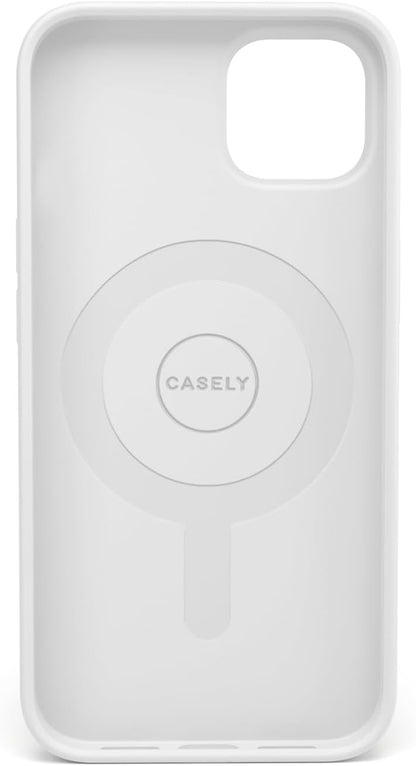 Casely iPhone 14 Case | Fit Check | Neutral Checkerboard | Compatible with MagSafe | Classic Ultra Slim Design