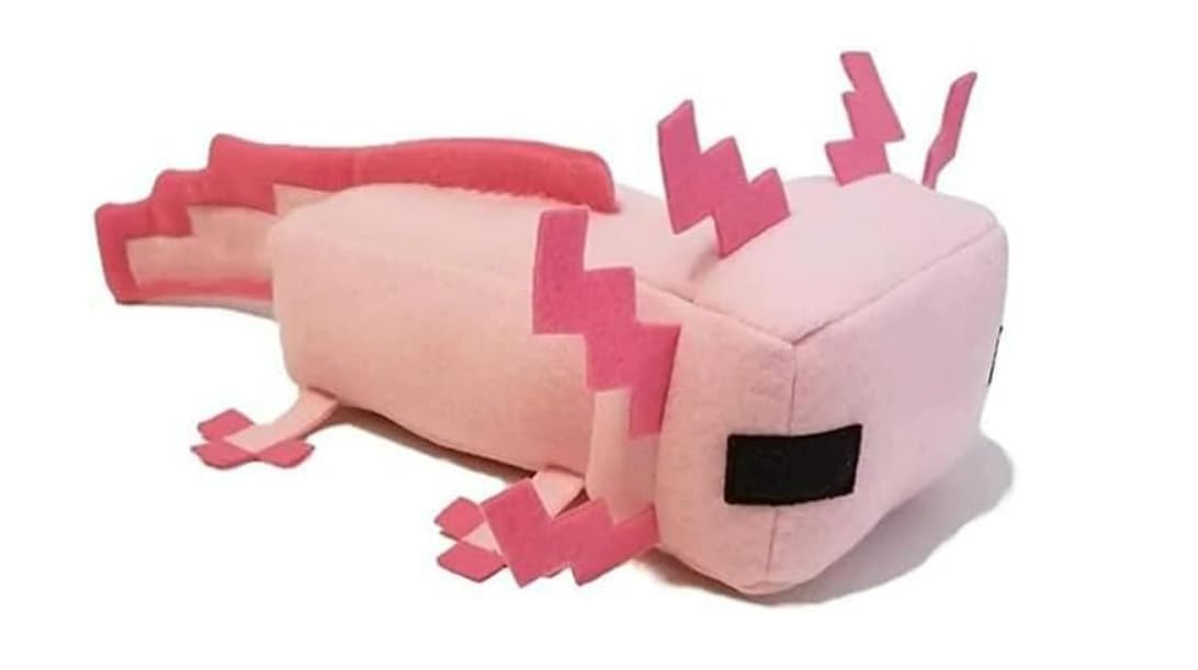 HQRYSH Plush Toys, Plush Toy Soft Pillows, Suitable for Video Game Enthusiasts, Children's Birthday Parties, Christmas Preferred Gifts (Pink/Blue)