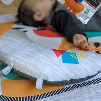 Baby Einstein, 4-in-1 Kickin' Tunes and Language Discovery Play Gym with Piano, Mat with Detachable Activity Toys, Lights, Sounds and Music, Ages Newborn +