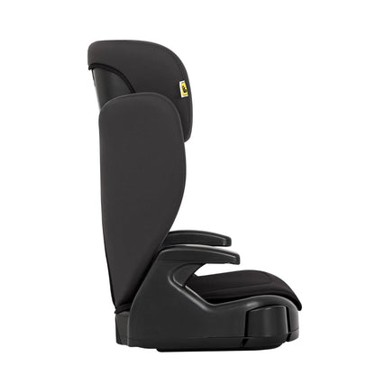 Graco Junior Maxi i-Size R129 Highback Booster car seat with cupholders, Suitable from 100-150cm (approx. 3.5 to 12 years), Midnight fashion