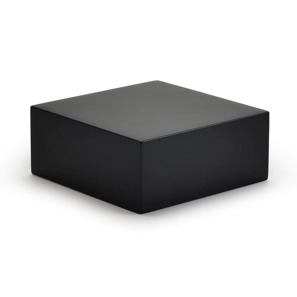 Oirlv Solid Wood Minimalism Style Jewelry Display Stand Showcase Jewelry Organizer Black Square Holder (SM05303)