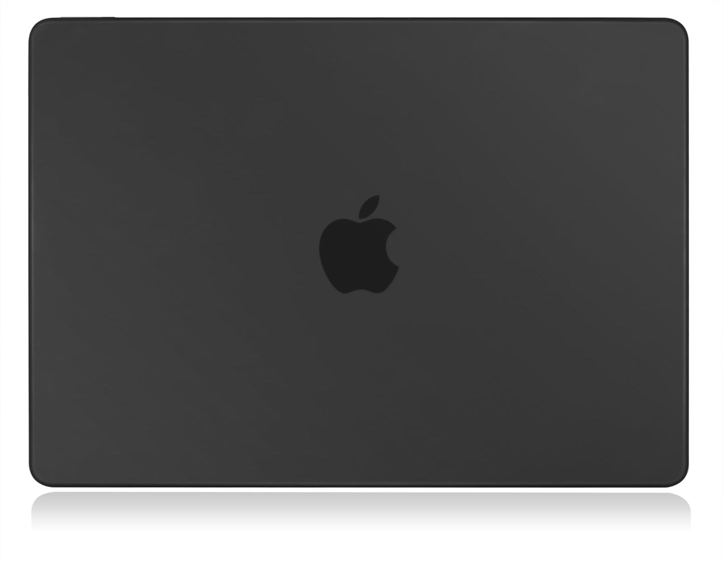 UESWILL Case Compatible with MacBook Pro 14 inch M4 M3 M2 M1 Pro Max Chip & Touch ID, 2024 2023 2022 2021 Release, Smooth Matte Hard Shell Cover + Microfiber Cloth, Black