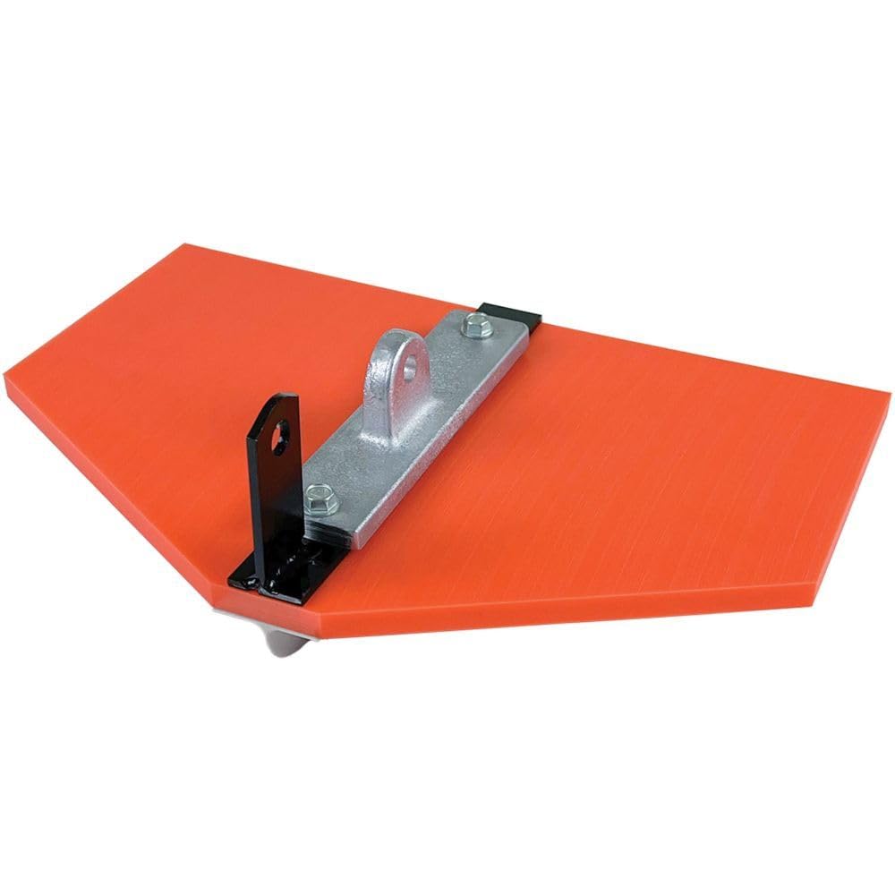 8"x12" 1"D 1/4"R Org Thunder w/KO-20 Tech Angled Walk Groove