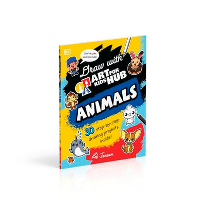 Draw with Art for Kids Hub Animals Paperback Jensen, Rob Art for Kids Hub