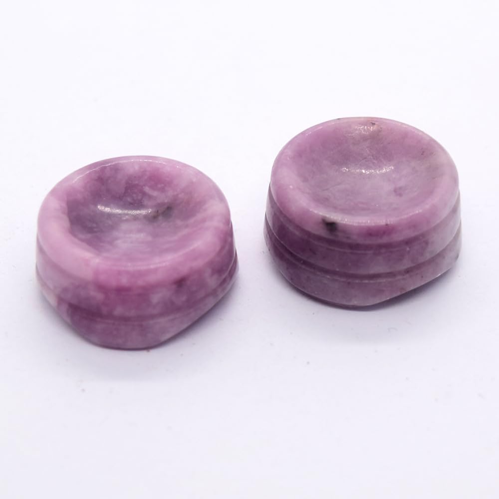 ZHU YU CHUN 6PCS Small And Exquisite Mini Crystal Base Gemstone Sphere Stands Egg Base Display Display Pedestals Sphere Holders Gemstone Spheres for Crystal Ball (6 colour)