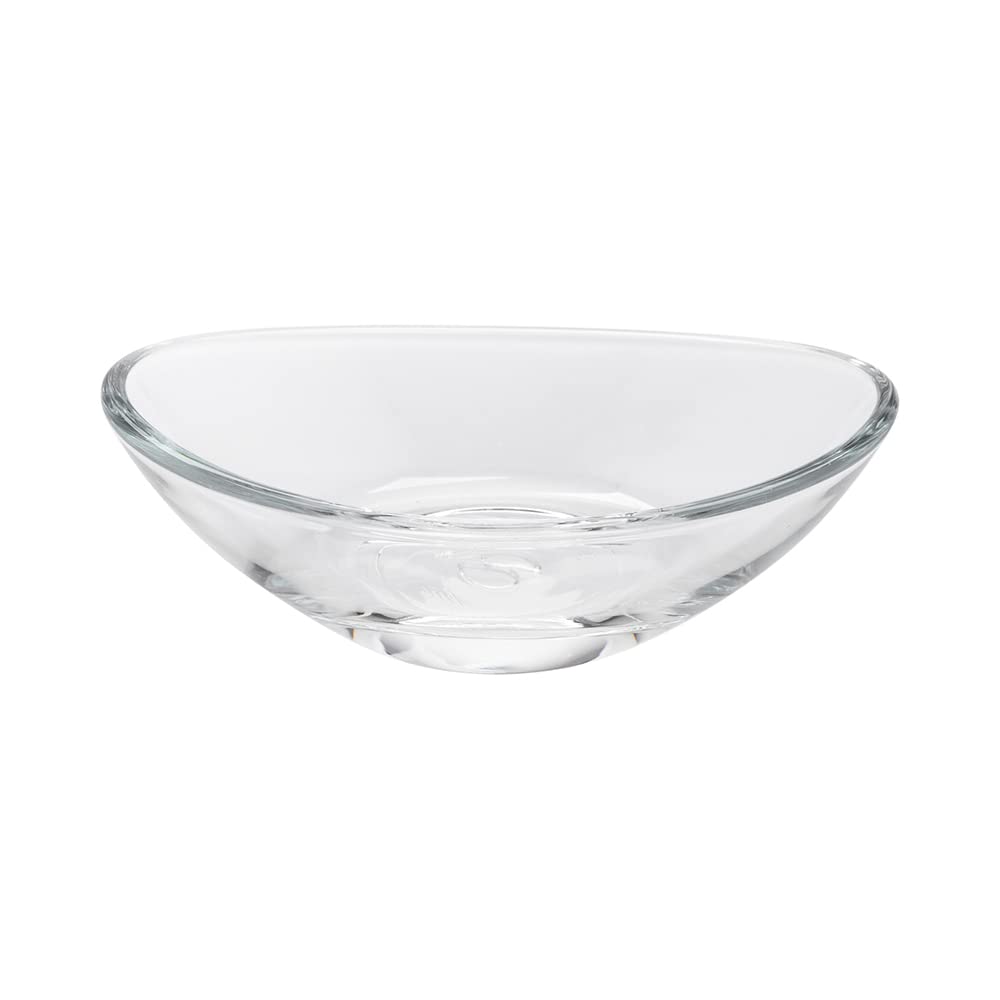 Restaurantware 2 Ounce Mini Glass Bowls 60 Dishwasher-Safe Glass Prep Bowls - Oval Lead-Free Clear Glass Prep Dishes For Desserts Or Appetizers For Spices Condiments Or Ingredients
