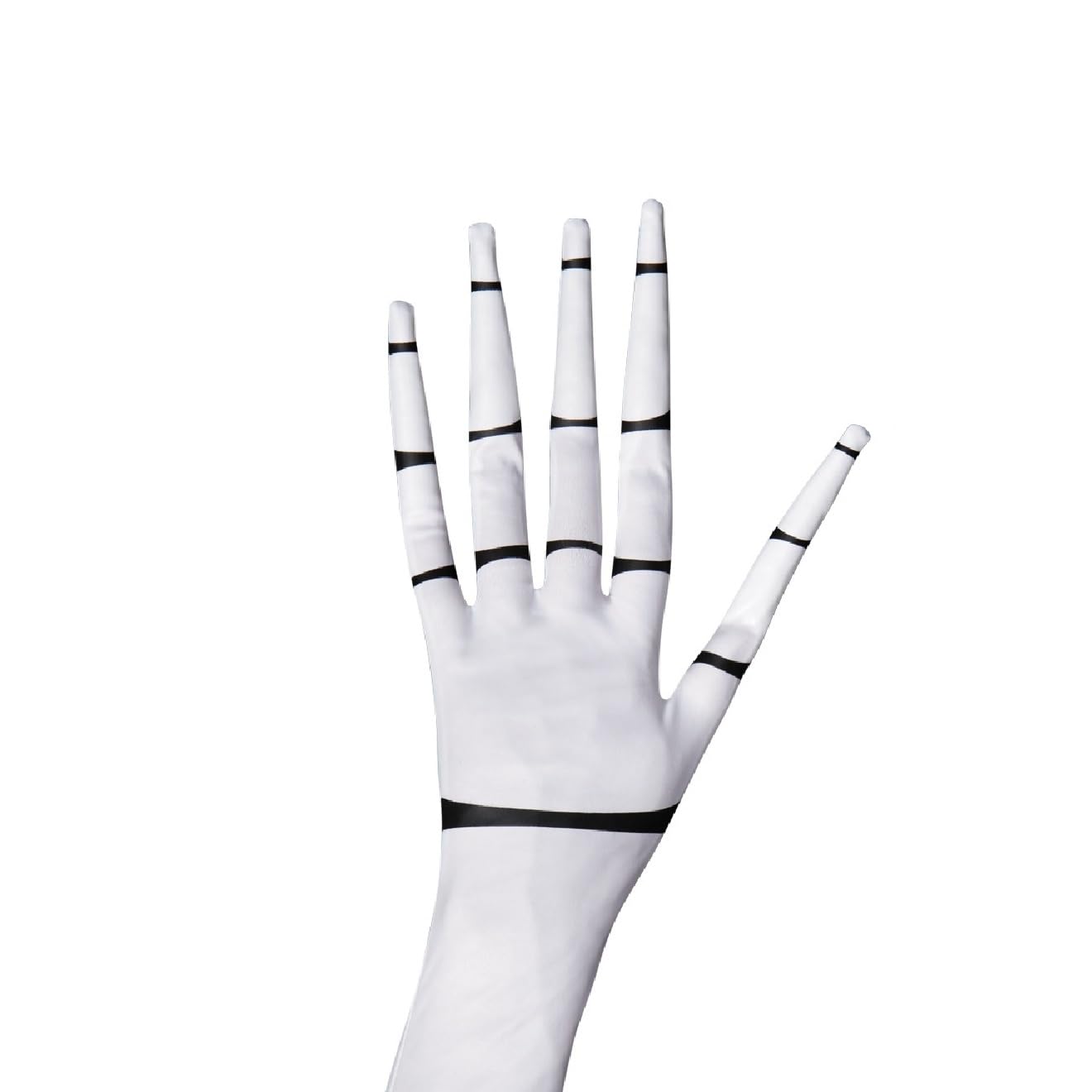 Disney Nightmare Before Christmas Jack Skellington Gloves, Official Adult Size Jack Glove Costume Accessories