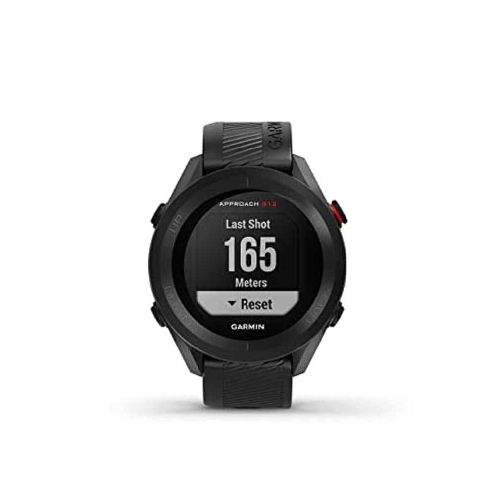 Garmin Approach S12 GPS 44mm Golf watch, essential on course features, pre loaded with 43,000 courses, up to 30 hours in GPS mode, Black