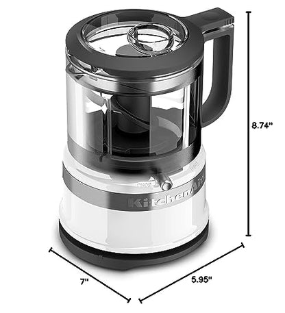 KitchenAid 3.5 Cup Food Chopper KFC3516CU, Contour Silver