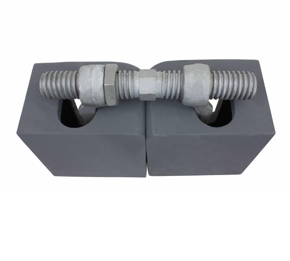 Mytee Products SEA RAIL Shipping Container Bridge Fittings Clamp- 380 mm Clamp (4 Pack)