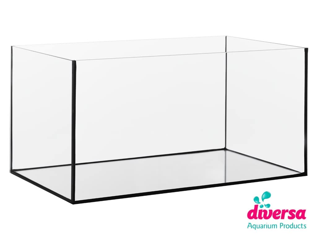 Diversa Aquarium Professional Fish Tank - Real Glass, Standard Rectangle AQUARIUM ONLY - 25L (40x25x25cm)