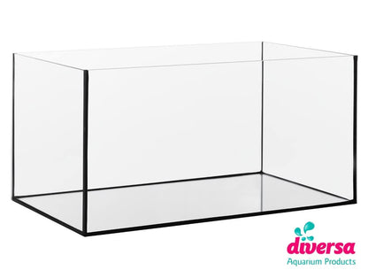 Diversa Aquarium Professional Fish Tank - Real Glass, Standard Rectangle AQUARIUM ONLY - 25L (40x25x25cm)