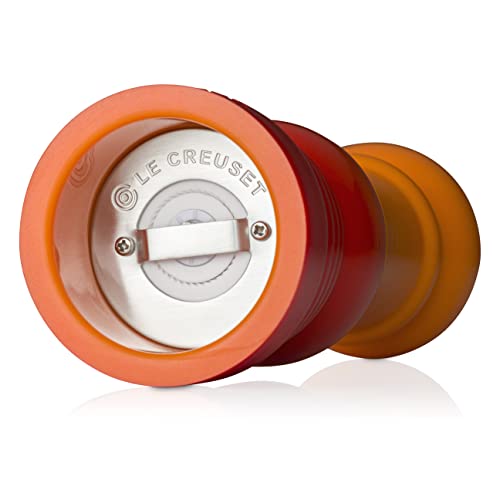 Le Creuset Classic Adjustable Pepper Mill Grinder, Chip-resistant ABS Plastic, Anti-Corrosion, 40g, 21 cm, Volcanic, 96001900090000