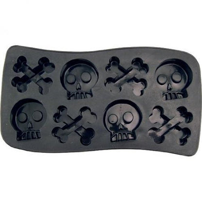 Set of 3 Spooky Halloween Shaped Ice Cube Tray/Food Molds - Fun Scary Designs (3)