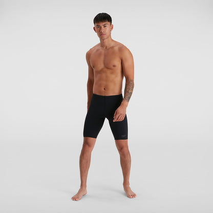 Speedo Men's Endurance + Jammer Swimming Trunks | Chlorine Resistance | Comfort Fit | Swim Training | Fitness, Black, 32