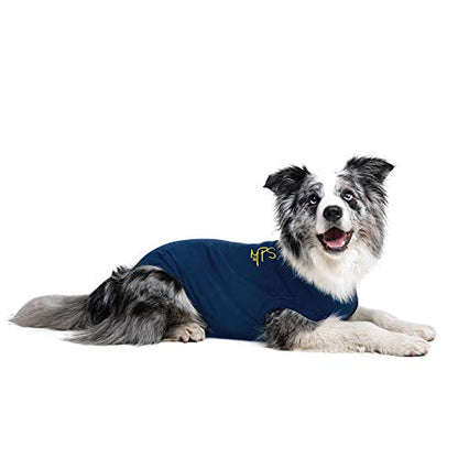 MPS Medical Pet Shirt Dog, Surgery Recovery Suit, Blue, Medium