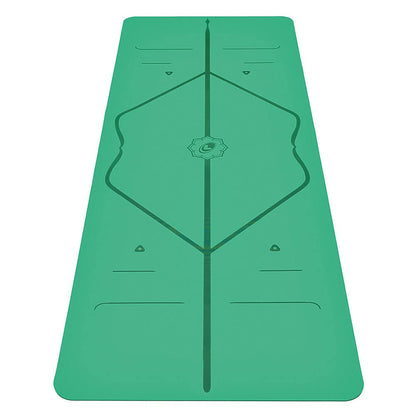 Liforme Travel Yoga mat – Patented Alignment System, Warrior-Like Grip, Non-Slip, Eco-Friendly, Ultra-Lightweight and Sweat Resistant, Made with Natural Rubber