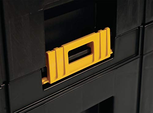 DeWalt DWST1-70706 T-Stak IV Tool Storage Box with 2-Shallow Drawers, Yellow/Black, 44 x 31.4 17.6 cm