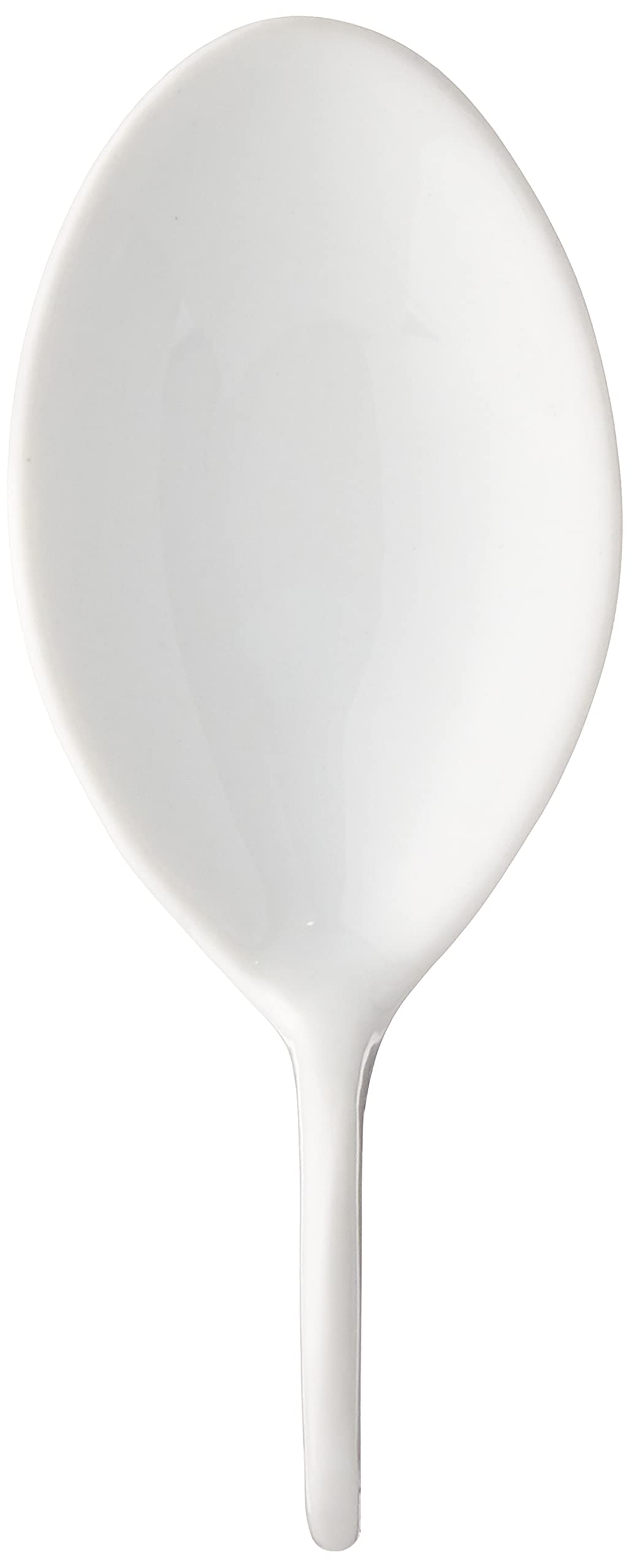 Restaurantware-4 Inch Porcelain Tasting Spoons, 10 Fish Shape Porcelain Spoons - Microwave-Safe, Oven-Safe, White Tasting Spoon, Chip-Resistant, For Tastings Or Individual Portions