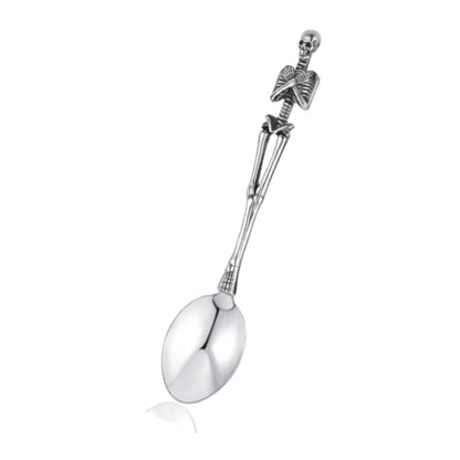 LOYEH Skeleton Skull Spoon Stainless Steel Spoon Flatware Tableware Design Modern Look Great Gifts For Halloween Easter and Christmas
