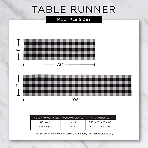 DII Holiday Dining Table Linen Metallic Fabric Kitchen Décor, Christmas Table Runner, 14x72, Gold Holiday Collage