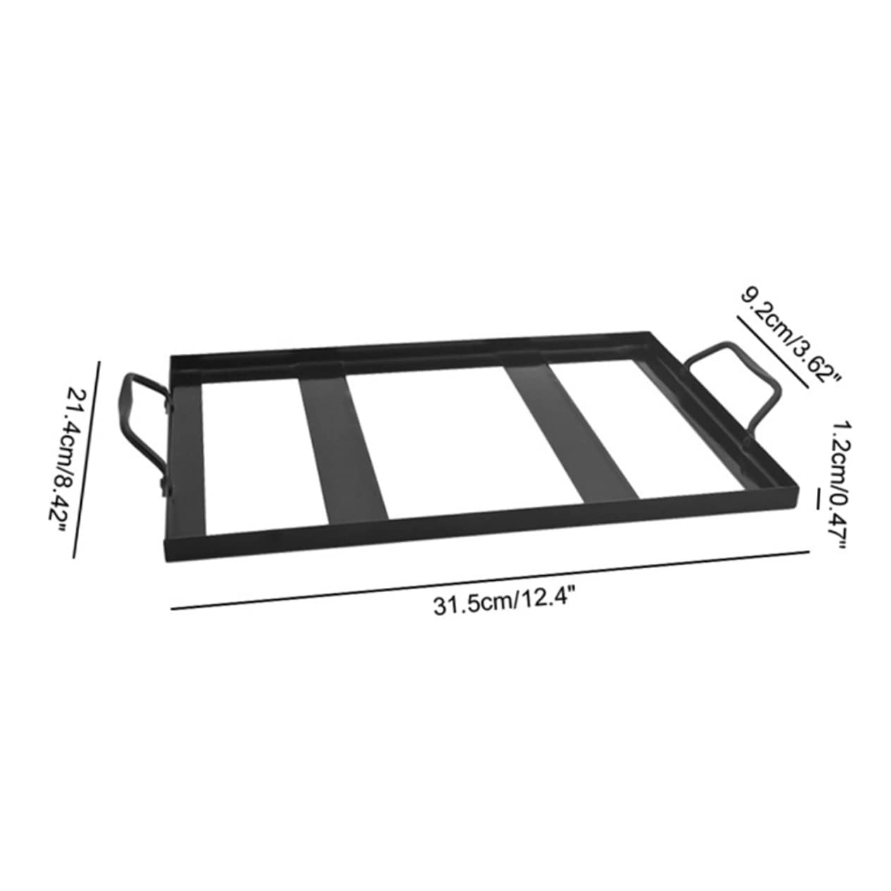 COOPHYA Salt Plate Cooking Tray Holder Salt Plate Rack for Grilling Steak Cooking