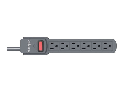 Kensington Guardian 6 Outlet Power Strip, 15ft Surge Protector, 15-Foot Cord, 540 Joules, Black(K38215NA)