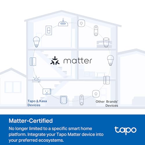 TP-Link Tapo Smart Plug Mini 15A, Smart Home Wi-Fi Plug, Super Easy Setup, Compatible with Alexa & Google Home, No Hub Required, UL Certified, 2.4G WiFi Only, White, Tapo P105(4-Pack)