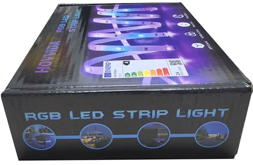 HOVVIDA LED Strip Light Lights 30M, 30 LEDs/Meter, 24V RGB LED Strip, 900 LEDs, 2x15M, APP and Remote Control, Music Mode, Timer Mode, LED for Bedroom, Living Room, Kitchen, Party