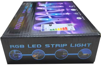 HOVVIDA LED Strip Light Lights 30M, 30 LEDs/Meter, 24V RGB LED Strip, 900 LEDs, 2x15M, APP and Remote Control, Music Mode, Timer Mode, LED for Bedroom, Living Room, Kitchen, Party