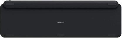 Logitech MX Keys Advanced Wireless Illuminated Keyboard, Tactile Responsive Typing, Backlighting, Bluetooth, USB-C, Apple macOS, Microsoft Windows, Linux, iOS, Android, Metal Build (Black)