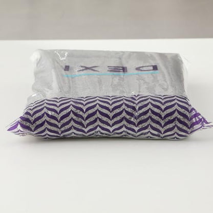 DEXI Ultra Soft Bath Mat 40 x 60 cm, Non-Slip Absorbent Microfiber Mats, Machine Washable Quick Dry Rugs, Bathroom Accessories Decor, Grey